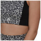 Adidas Γυναικείο μπουστάκι x FARM Rio Aeroready 3-Stripes Print Sports Bra
